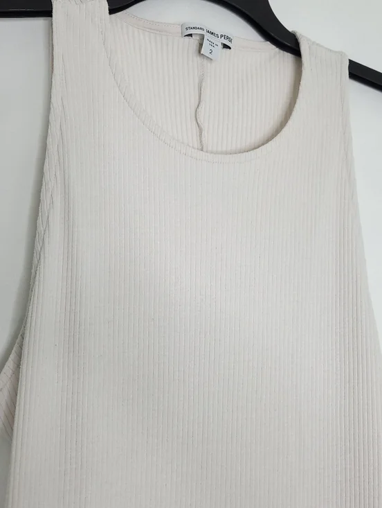 JAMES PERSE Ribbed Tank Maxi Dress Size 2 - Picture 3 of 8